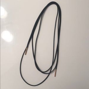 Black choker necklace